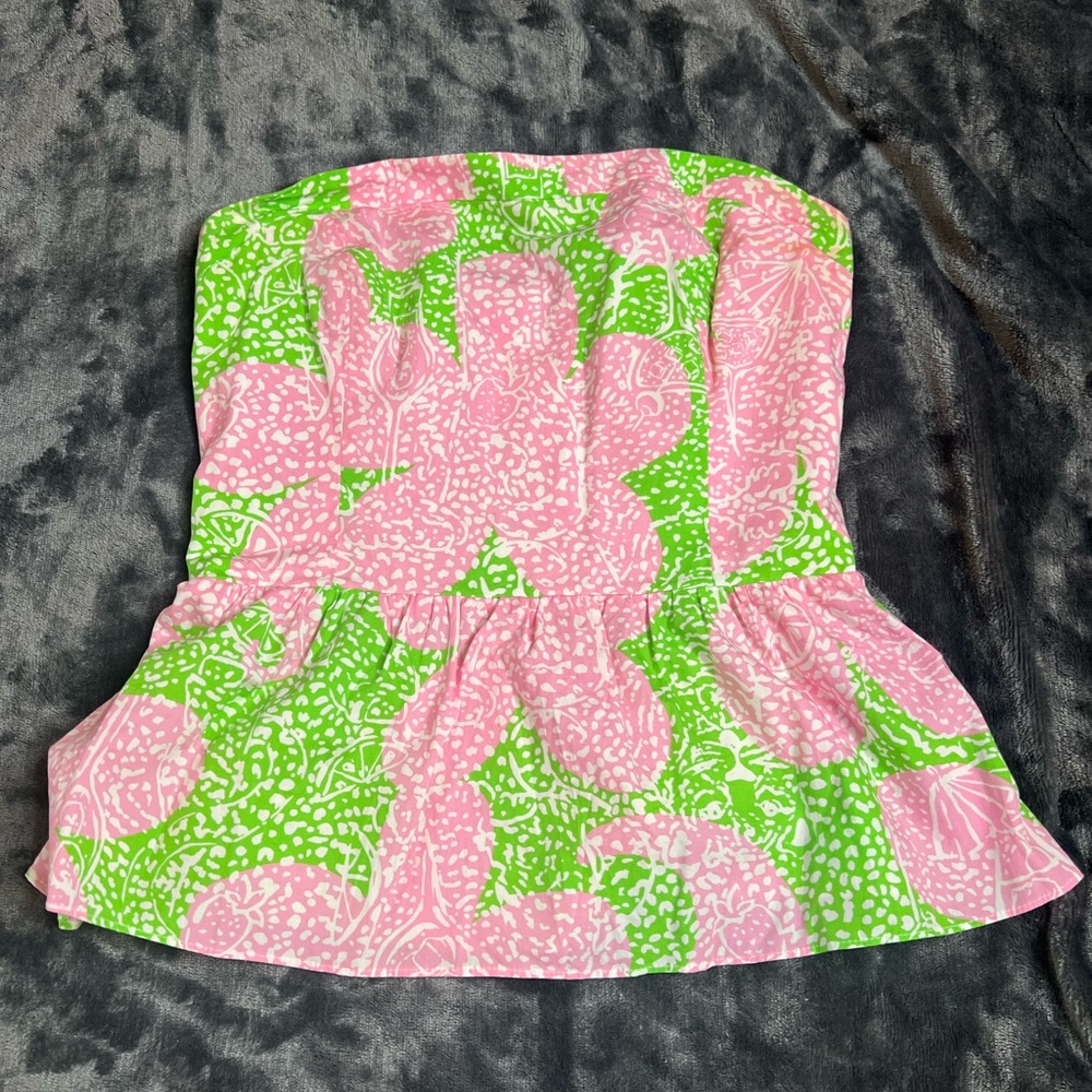 Lilly Pulitzer Strapless Top